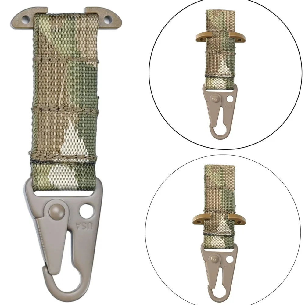 전술 클래시 후크 교수형 Carabiner ICB Molle 웨빙 클립 Olecranon 금속 야외 Cummerbund 벨트 사냥 조끼 액세서리