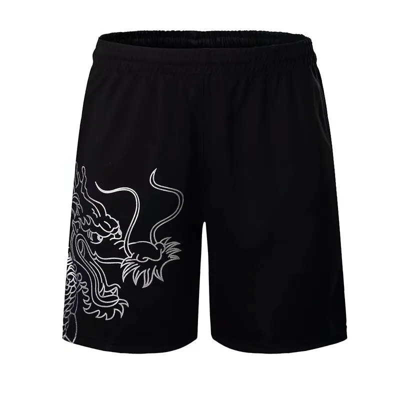 Dragon Print Table Tennis Shorts for Men Women Kids Quick Dry Plus Size 2024 New in Summer Badminton  Ping Pong Tennis Shorts