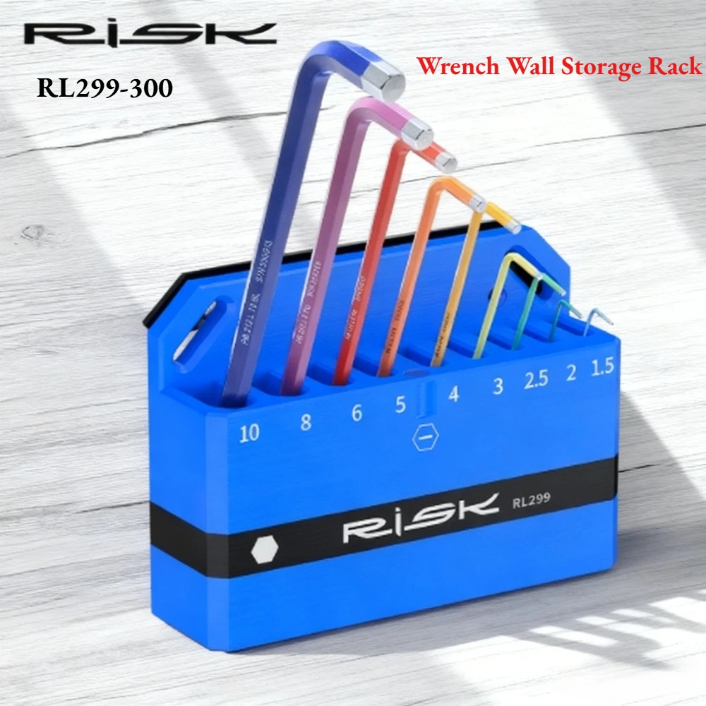 

RISK high quality Bicycle wall storage rack for long style RL299/RL300 Series Hex / Torx Wrench L-shape Hexagon Screwdriver rack