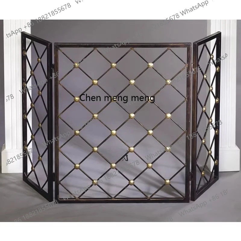 Fireplace core simulation fire decorative screen real fire fireplace fire guardrail partition living room fireplace shelf