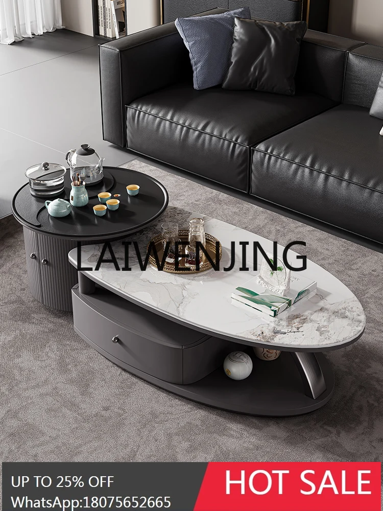 Kung Fu Coffee Table Minimalist Living Room Home Modern Minimalist High-End Multi-Functional Modern Light Luxury Tea Table One