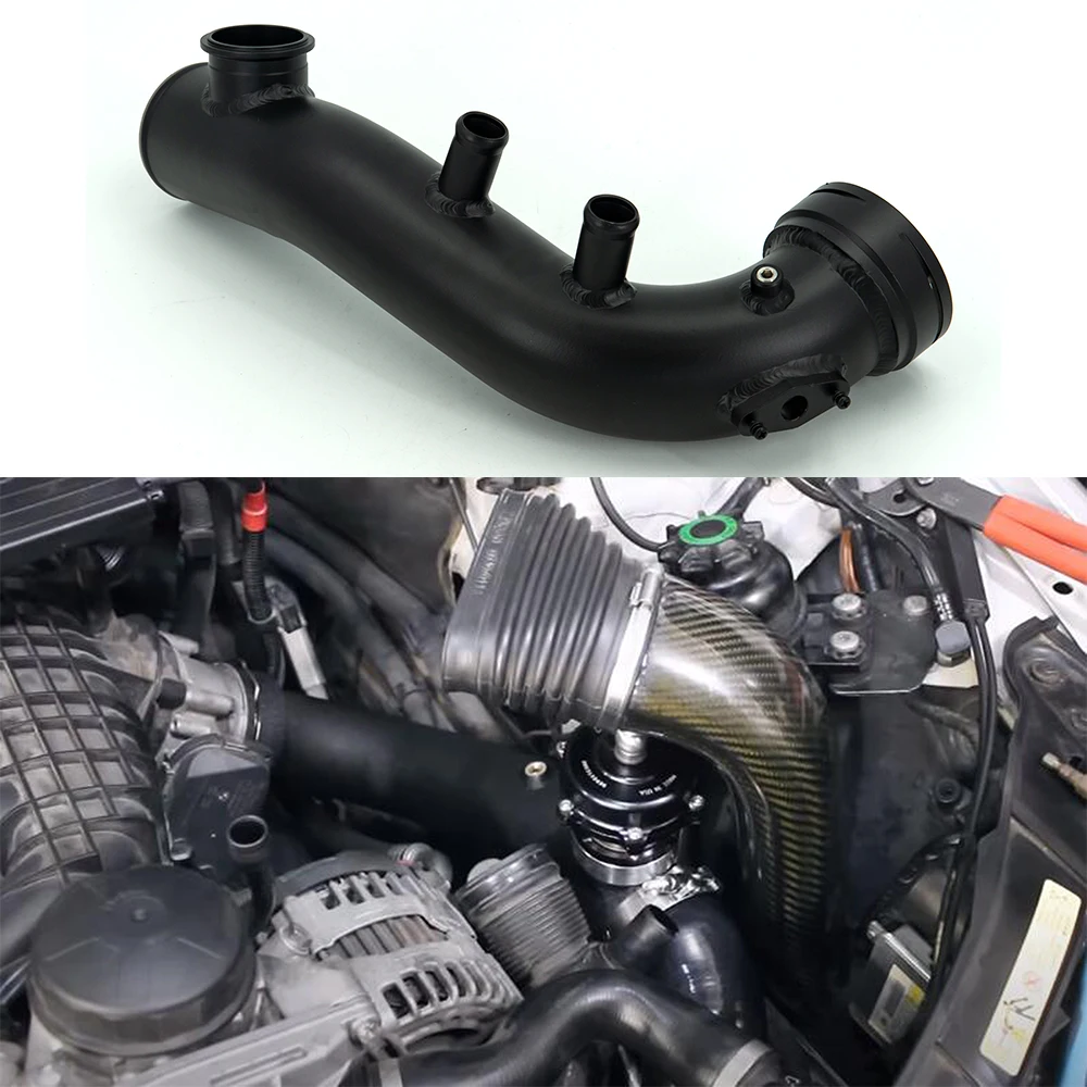 Aluminum Intake Turbo Charge Pipe Cooling Kit For BMW N54 E88 E90 E92 135i 335i ITCP-01