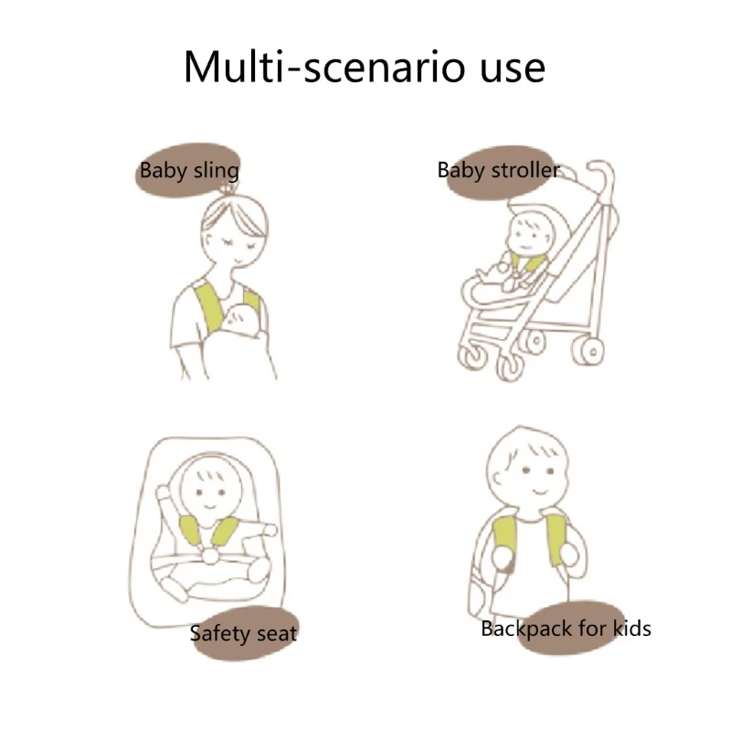 2023 neue Baby Auto Sitz Hals Abdeckung Auto Sitz Gürtel Abdeckung Pad Schulter Gurt Protektoren Abdeckung