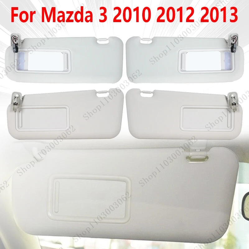 Car Interior Roof Sunvisor Sunshield Sun Visor Sunshade For Mazda 3 2010 2011 2012 2013 BBM2-69-320C-75 BBM3-69-320C-75