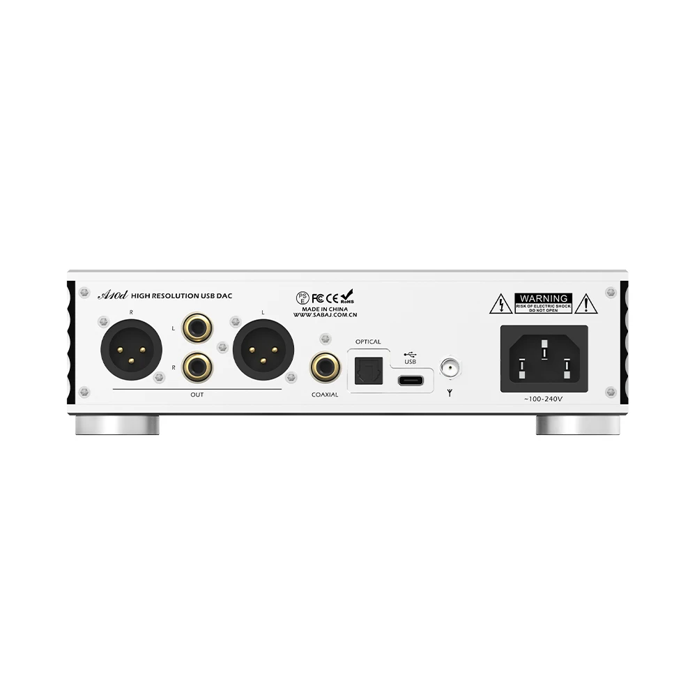 고음질 블루투스 5.1 LDAC 오디오 DAC Sabaj A10d 2022 버전 ES9038Q2M OPA1612 XU208 Apt-X HD 지원 헤드폰 XLR RCA DSD512