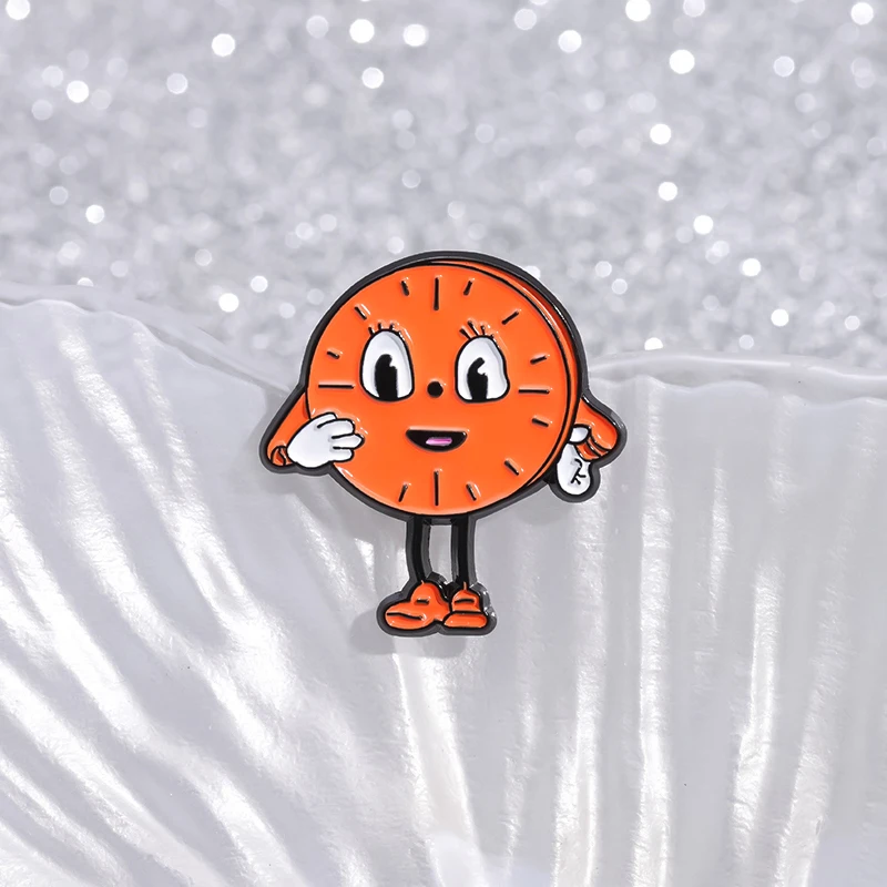 Creative Funny Candy Bean Lapel Pin Family Comedy Animated Series Badge Enamel Pins For Hats Adventure Jewelry Accessories Gifts