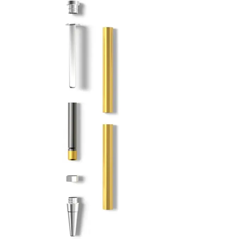 CMHI-Rollerball Pen Kits For Woodturning 10Pack Premium Titanium-Slimline Turning Supplies Twist Set Lathe Turning Accessories
