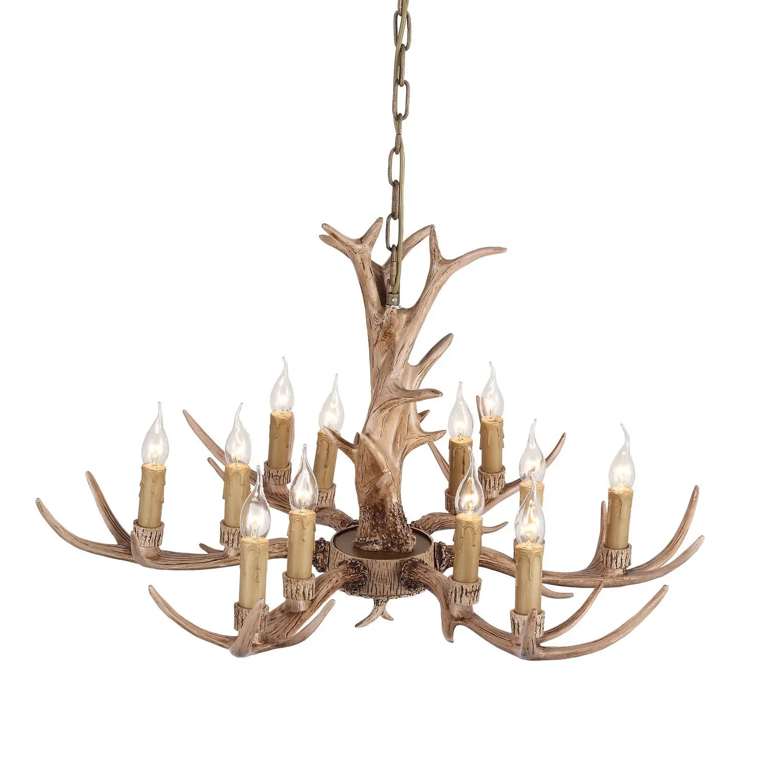 

American retro living room dining room chandelier, clothing store coffee lamp