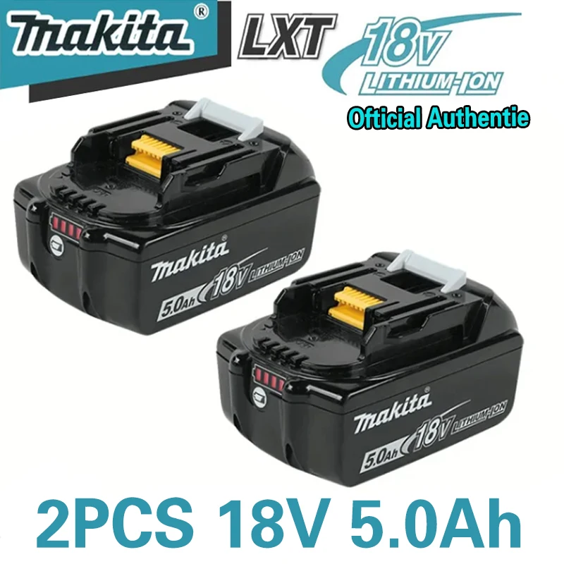 NEW Makita 18V 5Ah Battery Rechargeable Li-ion Lithium-ion Batteries Charger for BL1860B BL1830 BL1815 BL1850 LXT400