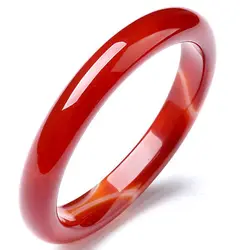 Natural Red Jade Bangle Women Fine Jewelry Accessorie Genuine Blue Chalcedony Agate Bangles Myanmar Jadeite Bracelet Ladies Gift