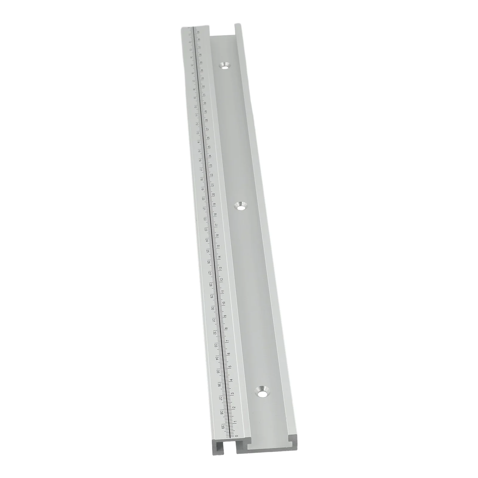 45 Degree Aluminum T Slot Miter Track with Integrated Scale Markings Compatible with Router Tables and Table Saws