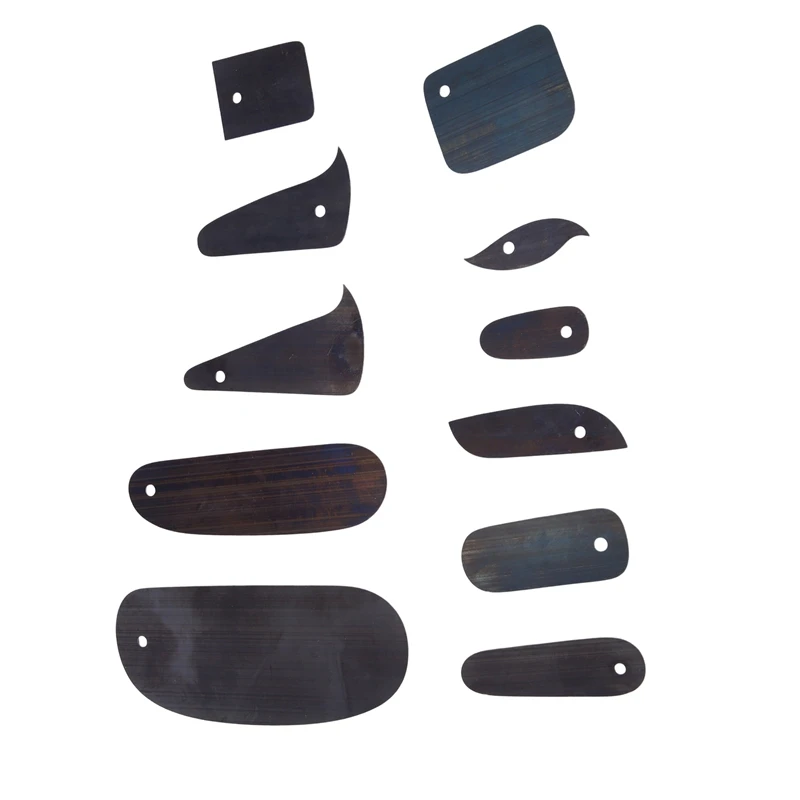 Black Violin Scraper 11Pcs Various Functions Scraper, Board Scraping Cutter Violin Accessories