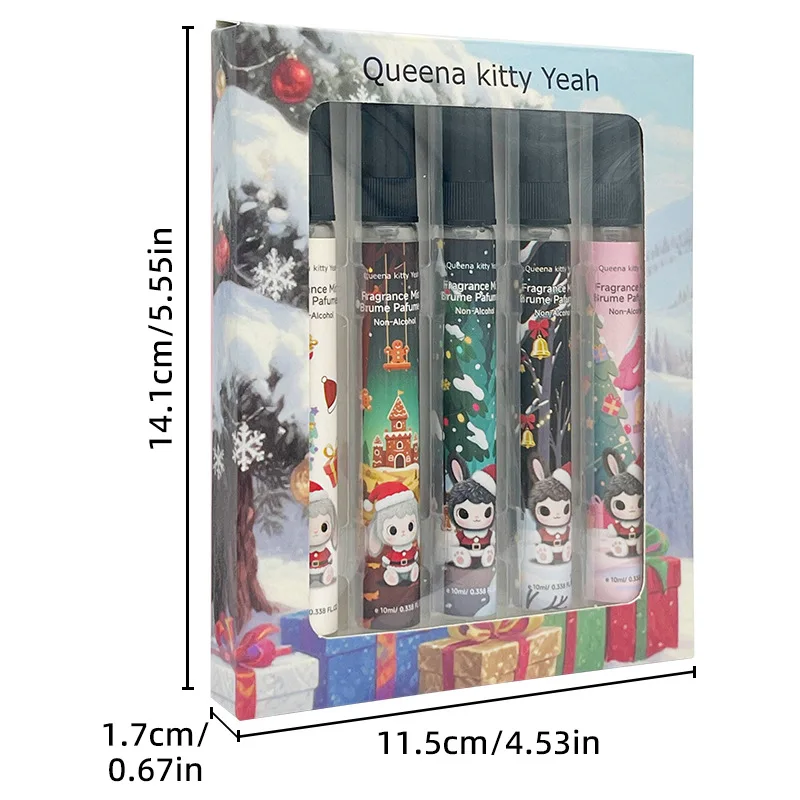 5 pçs perfume de longa duração frutado aroma fragrância para diário eau de parfum spray flores fragrância flores natal perfume presente