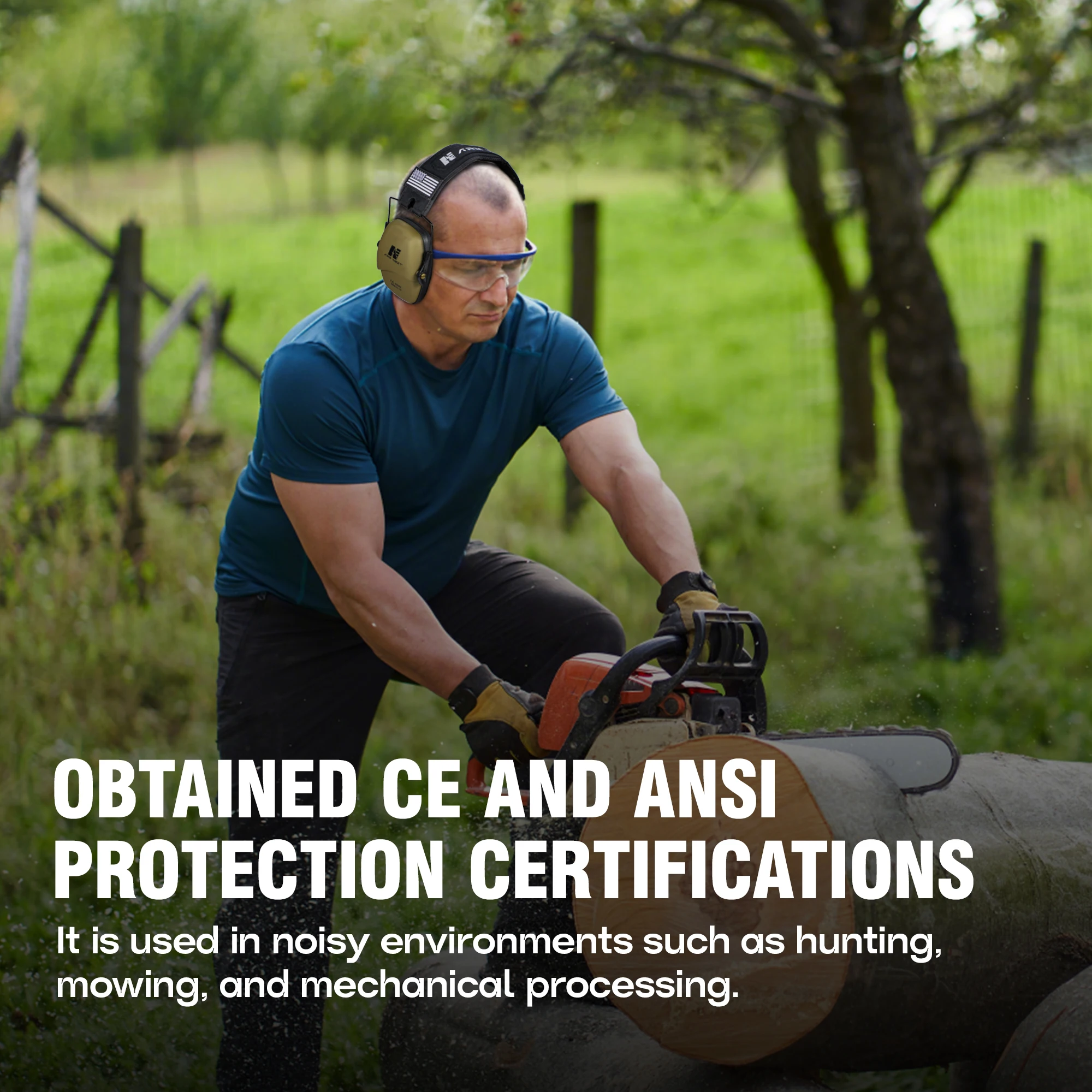 Anti-Noise Ear Plugs Tactical Hunting Folding Ear Defenders Ear Protector Ear Muff Hearing Protection Soundproof For Shooting