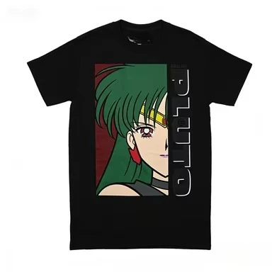 Sailor Moon Sailor Pluto Anime Printed T-shirt Men's and Women's T-shirt Men's Top Sports T-shirt Men's T-shirt Harajuku Y2K Tee