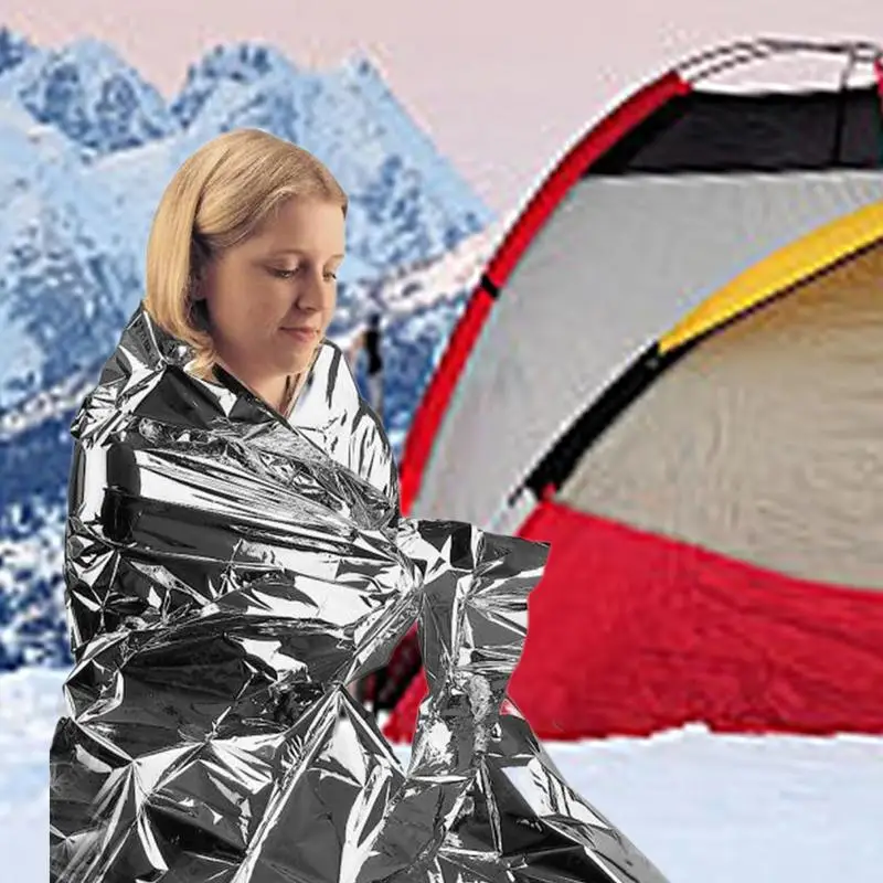 Thermische dekens Survival winddichte deken Multifunctionele overlevingsdeken Overlevingsuitrusting en kampeerbenodigdheden Thermische dekens