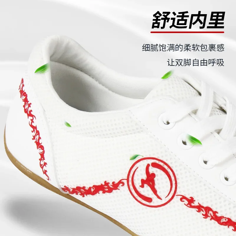 2025 Professional Wushu Wushu Taiji Shoes Men\'s Women\'s Designer Model Wushu Sneakers Men\'s Couple\'s Black and White Wushu
