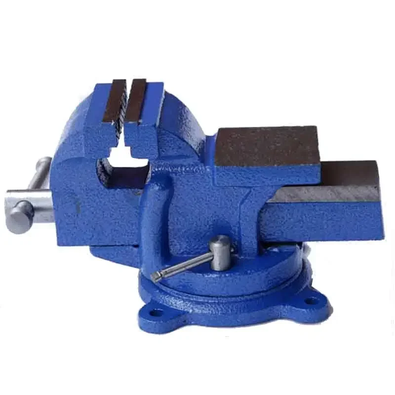 1pc Heavy Duty Bench Vise Household Vise Bench 5 Inch Small Bench Vice Clamp 360 Degree Rotation