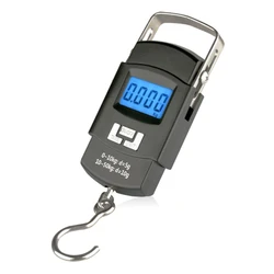 Fish Scale 110lb/50kg Luggage Scale with Backlit LCD Display Digital Fishing Scale Portable Hanging Scale Suitcase Scale