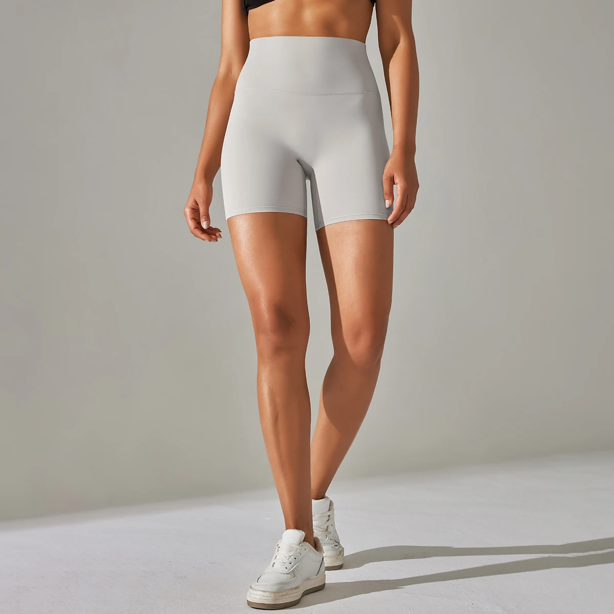Sommer Frauen Yoga Shorts Nackt Gefühl Sport Shorts Fitness Strumpfhosen Hohe Taille Gmy Laufen Push-Up Kleidung Workout Radfahren Shorts – Detail 25