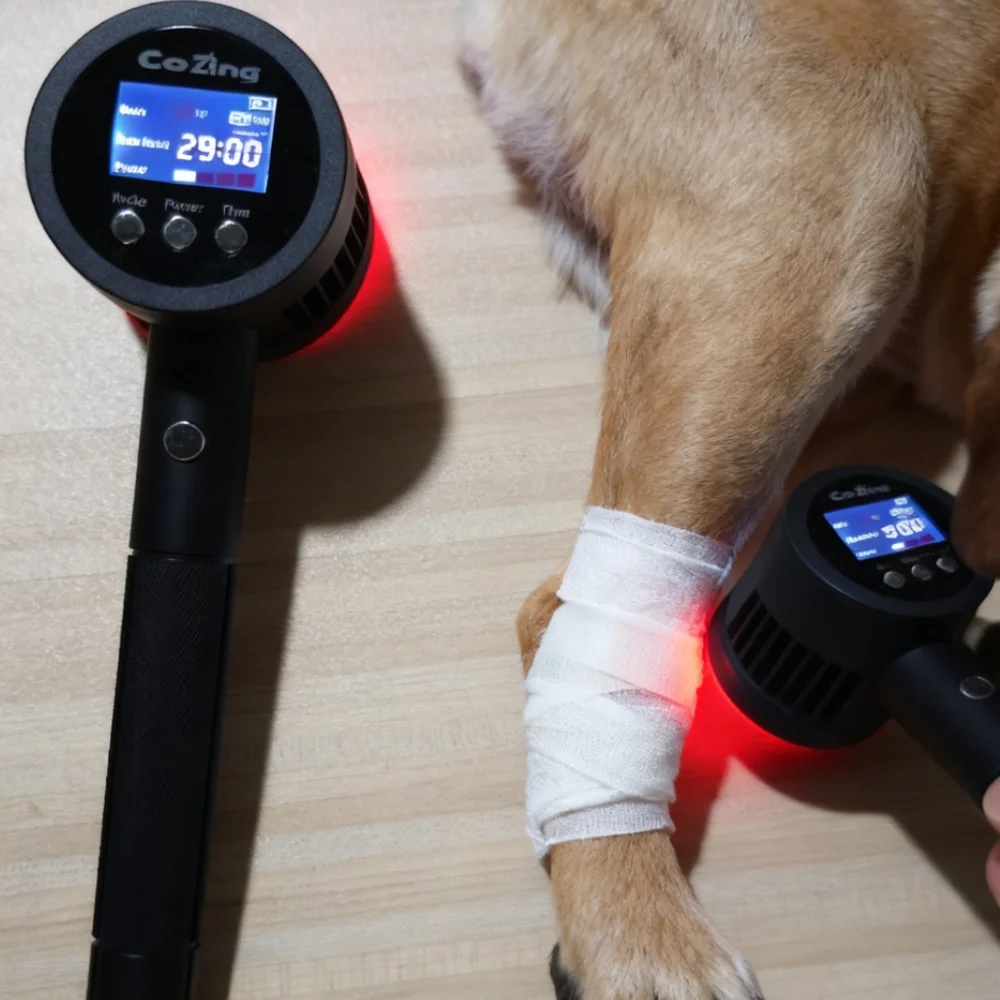 Class IV Professional Veterinary Laser Therapy Equipment 808nm 5W High Power for Cats Dogs Horses Rehabilitation
