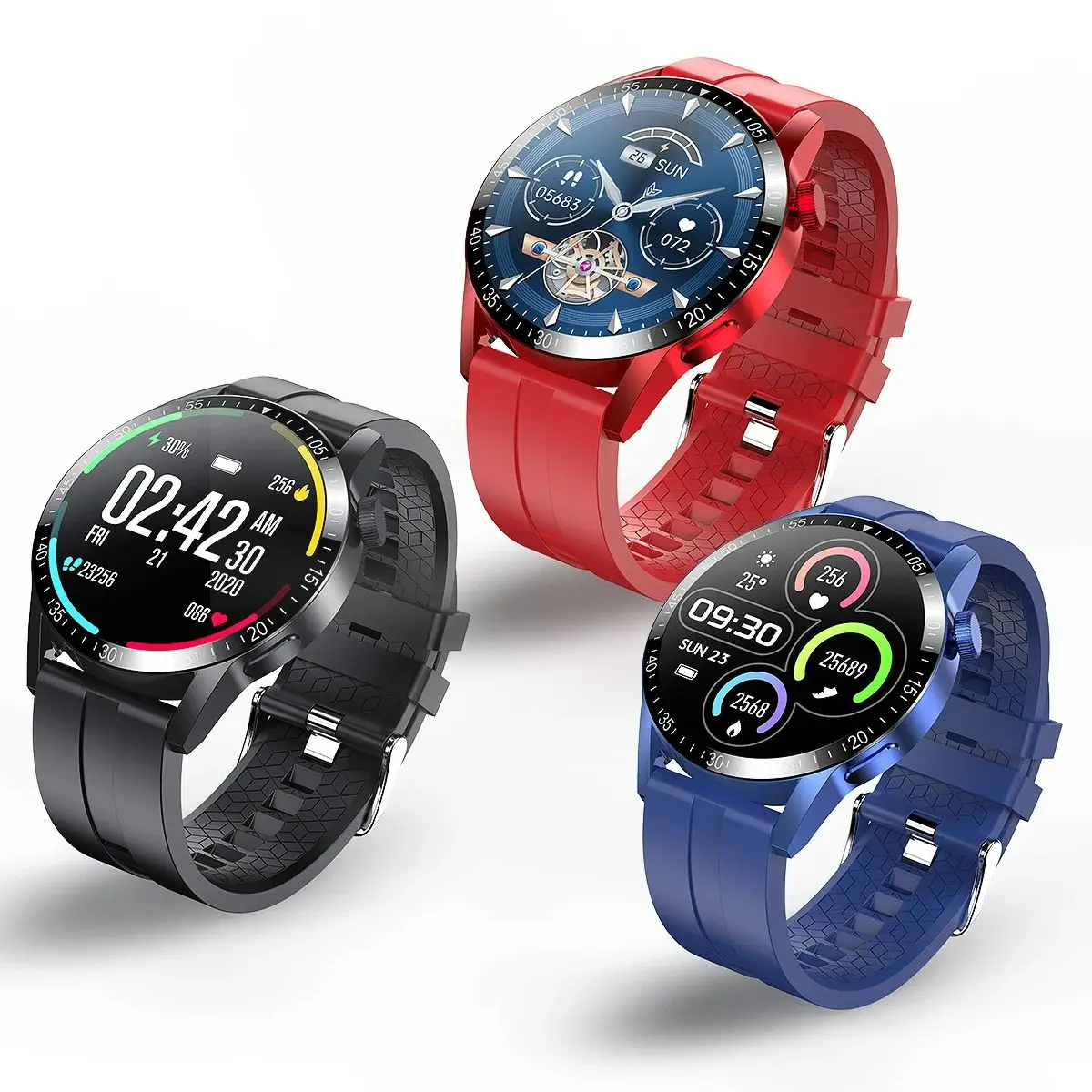 Reloj inteligente Popular para hombres, mujeres y niños, Relojes, reloj inteligente, frecuencia cardíaca, presión arterial, monitoreo del sueño, aplicación Dafit, asistente de voz