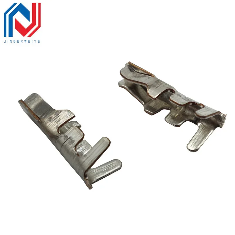 100pcs Hy2.0mm Terminal Phosphor Copper Languette Pin Pitch 2.0mm with Buckle Pin Terminal Connector Plug