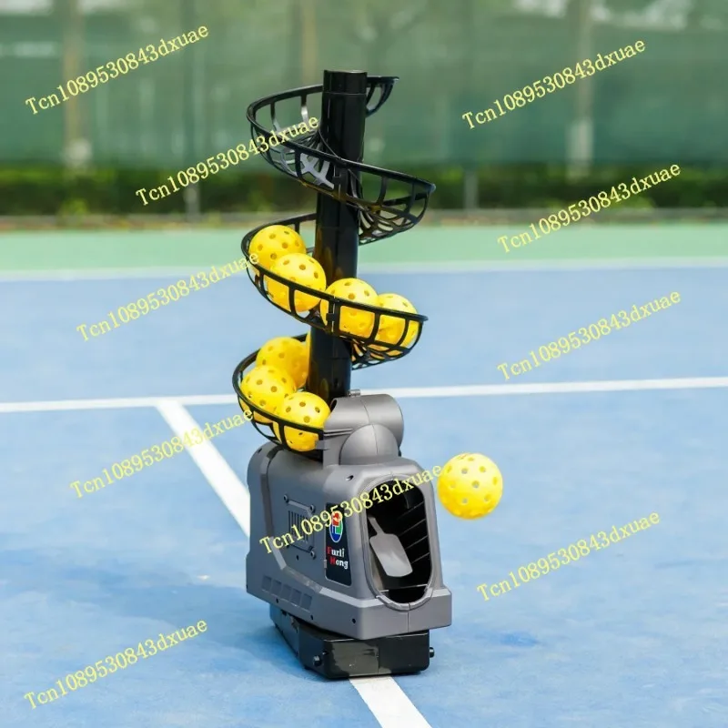 681PBH Pickleball Machine with Auto Swing, 3 Angles & 4 Speeds Adjustable, Portable Pickleball Launcher for Beginners