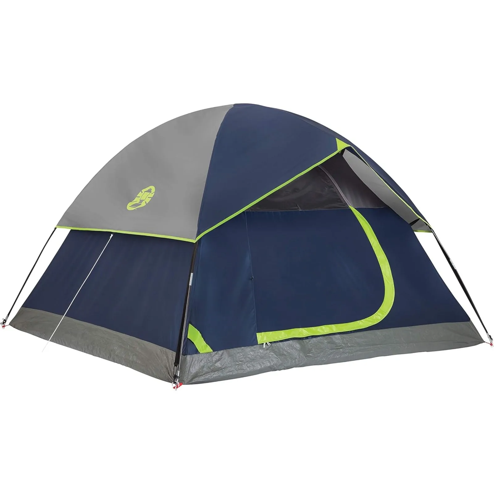 

US Sundome Camping Tent, 2/3/4/6 Person Dome Tent with Snag-Free Poles for Easy Setup in Under 10 Mins, Included Rainfly Blocks