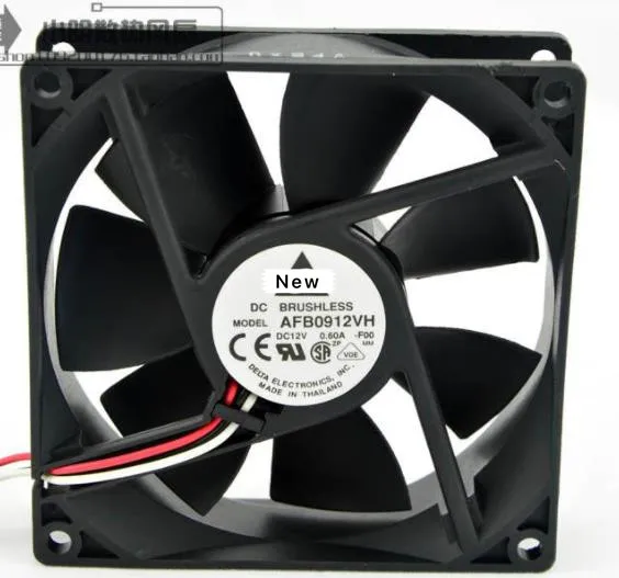 

12V 0.6A AFB0912VH Double Balls For High Volume Fan With 90259cm Cabinet Power Supply