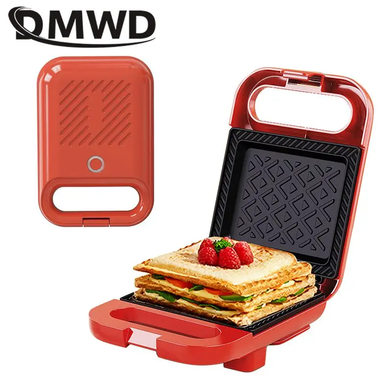 Electric Sandwich Maker Bread Toast Baking Machine Panini Grill Light Food With Cartoon Pattern For Breakfast Teatime 110V 220V