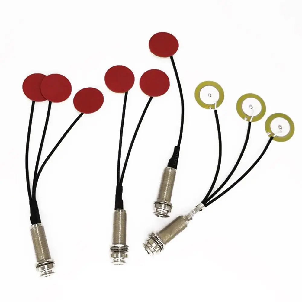 【セール中】Guitar Pickup Professional Piezo Contact Transducer Microphone Pickup for Guitar Violin Banjo Mandolin Ukulel Guitar Accessories