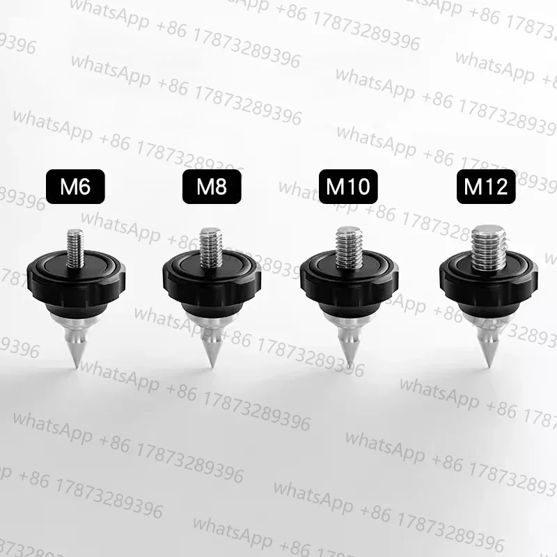 

HiFi Audio 304 Stainless Steel Speaker Amplifier Rack Stand Isolation Damping Ceramic bead Feet Pad Nail Shock Spikes 1 set of 4