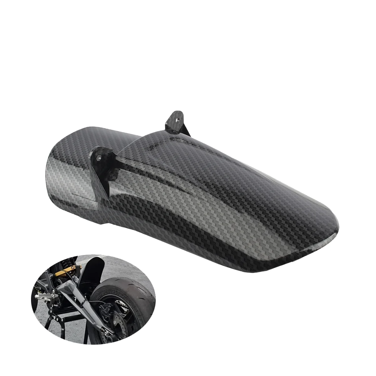 Motorcycle Rear Mudguard for Sur-Ron Surron Light Bee Dust Cover Carbon Fiber Pit Dirt Bike Electric Motocross