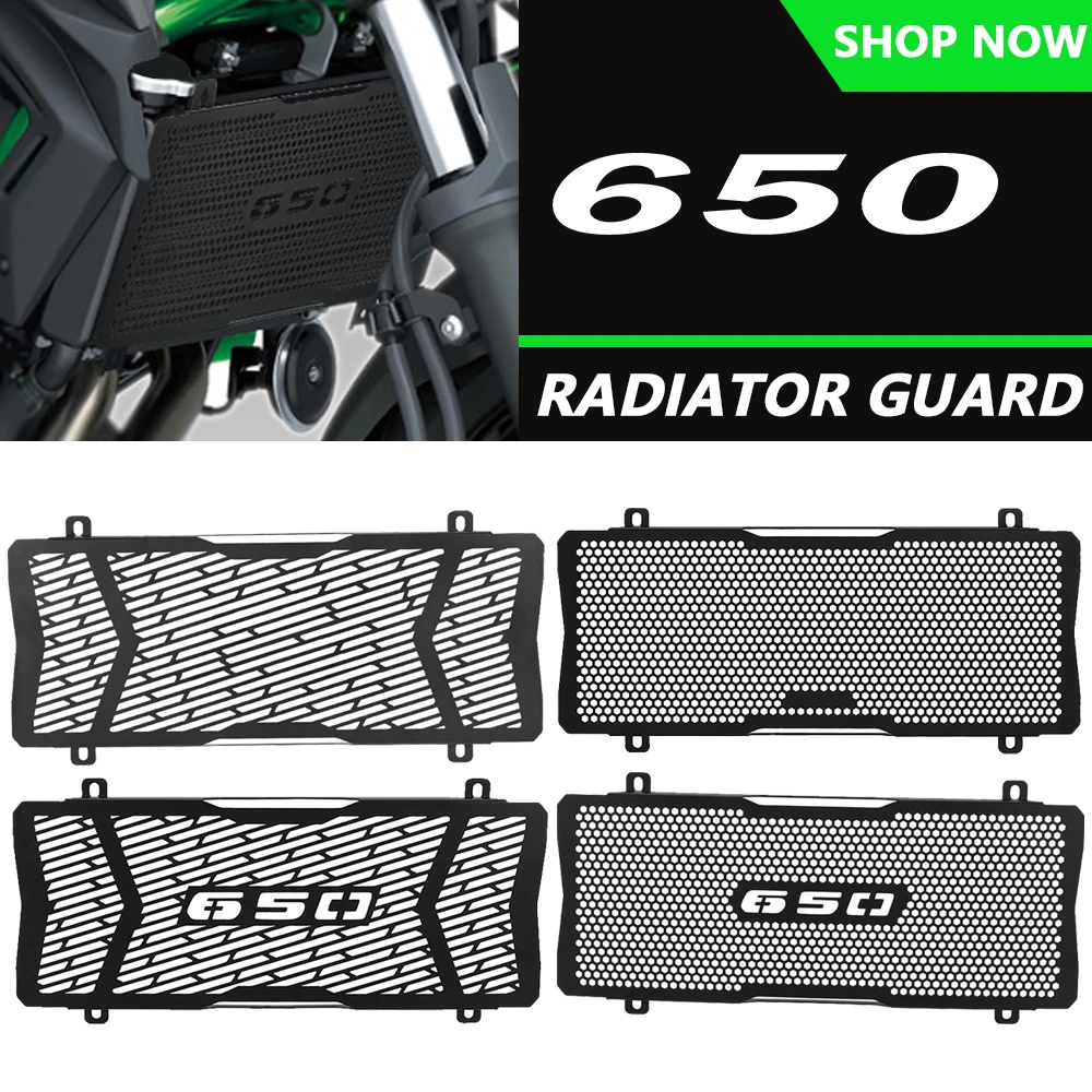 

Для KAWASAKI Z650/Z650RS/Ninja650, решетка радиатора, крышка масляного радиатора, черный алюминий Ninja 650 Z 650RS 2017-2026 2025 2024
