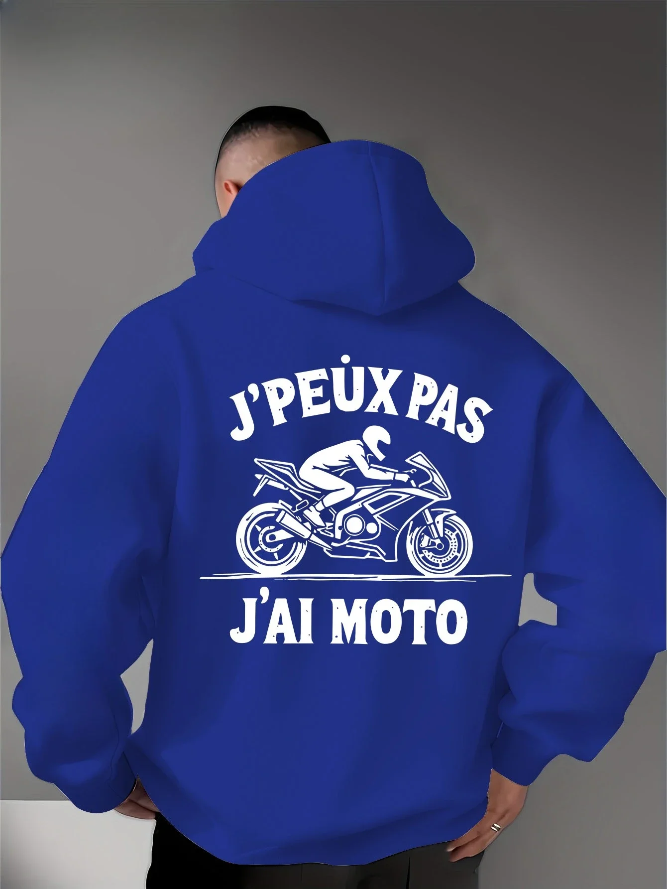 Biker Hoodie Unisex Moto Motorcycle Racing Sportbike Rider Funny Quote French Trendy Oversized Sport Sweatshirts