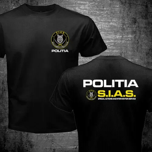 Romanian Special Task Force SIAS Men T-Shirt Short Sleeve Casual Cotton O-Neck T Shirt Size S-3XL