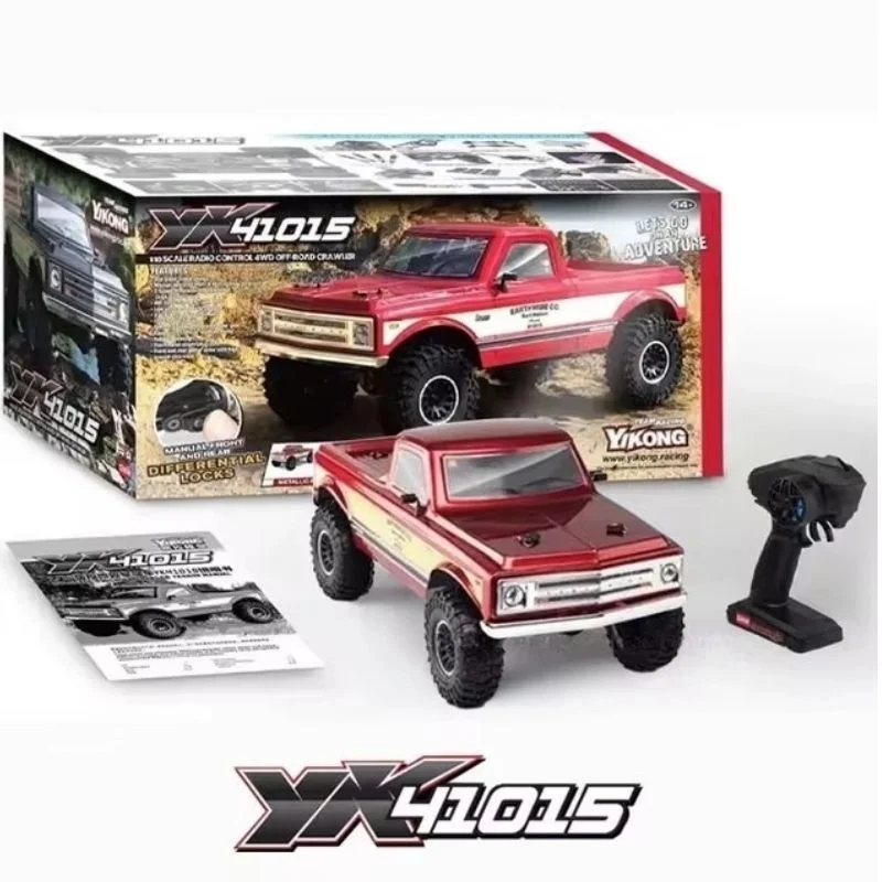 Yikong Yk41015 1:10 Rc Crawler Car RTR 4WD Manually Lockable F&R Diff 550 Brush Motor 2-Speed LCG Portal Axles Off-road RC Truck