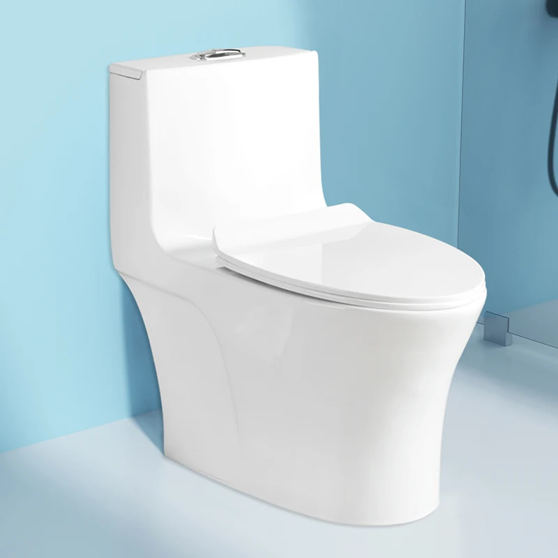 

Modern Bathroom Flush Toilet Floor Mounted One Piece Sanitary Ware Ceramic Wc Toilet