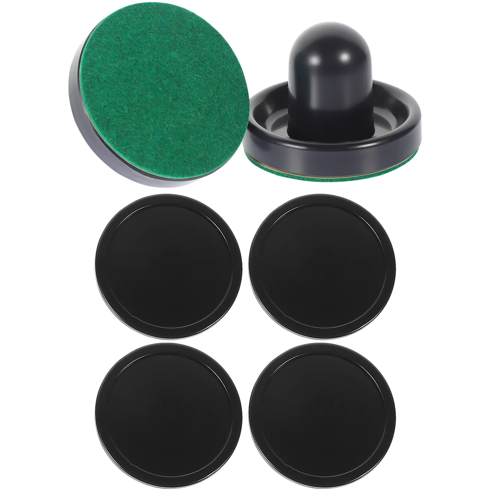 

Air Hockey Accessories 1 Set Replacement Pucks Pushers Parts Supplies Game Room Table Top Ice Hockey Table