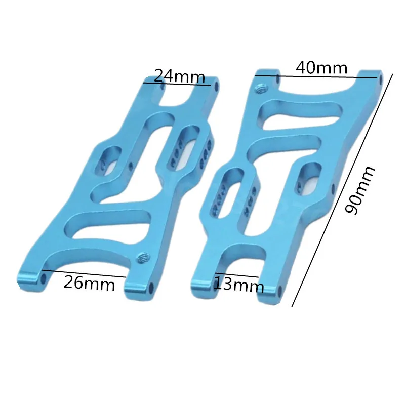 HSP Upgrade Parts 106021 06049 06012 Aluminum Rear Lower Arms for 1/10 RC model Car Off Road  94105 94106 94107 94107Pro