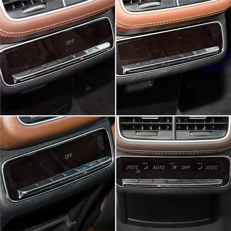 NEW-For Mercedes Benz GLE GLS Class W167 2020-2024 Rear Air Conditioner Button Air Outlet Adjustment Switch Button Cover