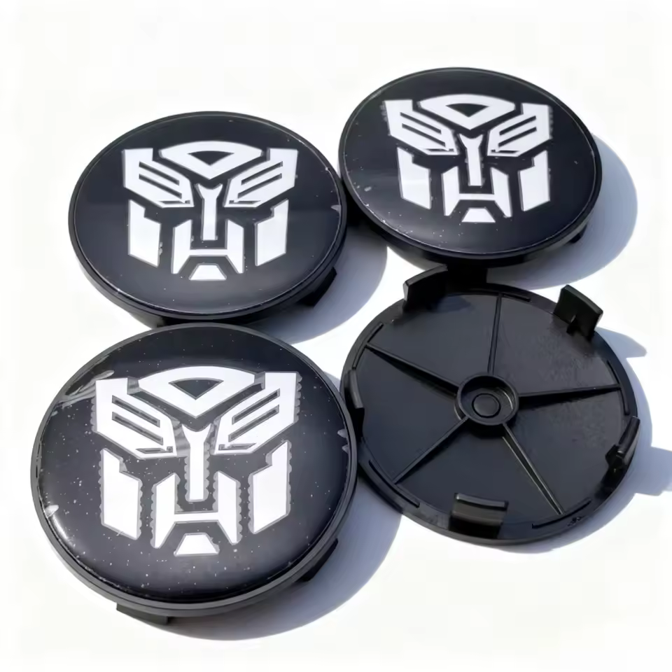 4x 68mm Transformers Nabendeckel Radkappen