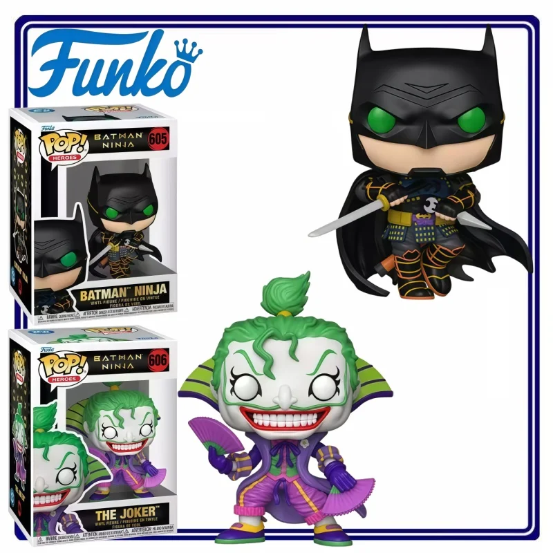 

Funko POP! DC Batman Ninja The Joker Vinyl Collectible Figures Anime Samurai Desktop Decor Gift for Comic Book Superhero Fans