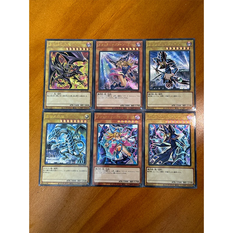 ¡Yu-gi-oh! Black Magician Girl Ash Blossom, Joyous Spring DIY, juego de bronceado casero, tarjeta de colección de juguetes, regalo de cumpleaños y