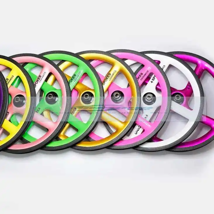 

UnionJack Xiaobu folding car modified carbon fiber four-knife wheel set outer 7-speed ceramic flower drum wheel set