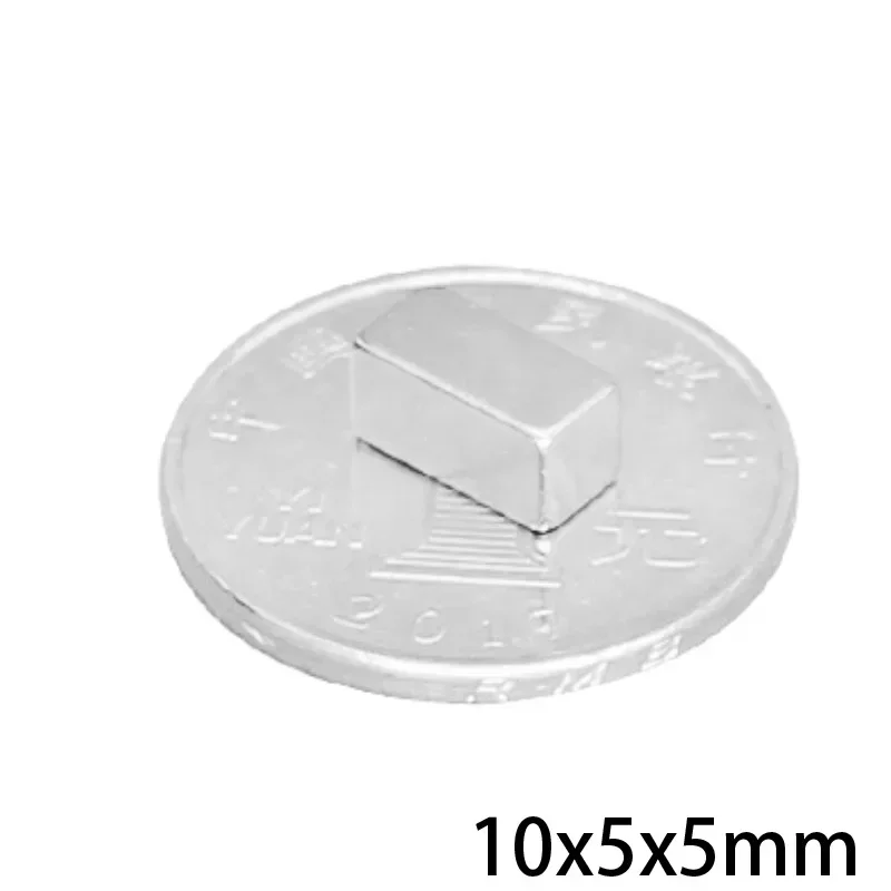 10x5x5mm Block Powerful Magnets 10x5mm Permanent Magnet Sheet 10x5x5mm Strong Neodymium Magnet 10*5*5
