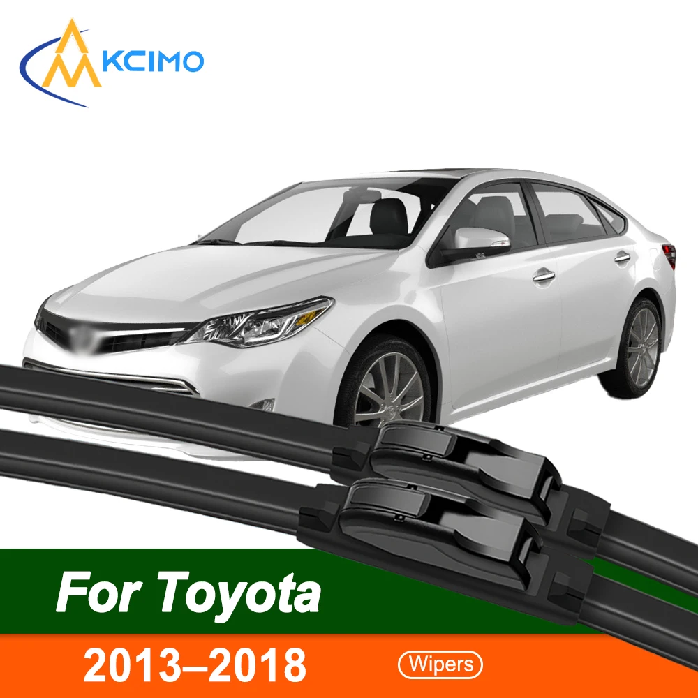 

2PCS Heavy Duty Front Windshield Wiper Blades, High-Visibility Rubber Blades Accessories for Toyota Avalon XX40 2013–2018