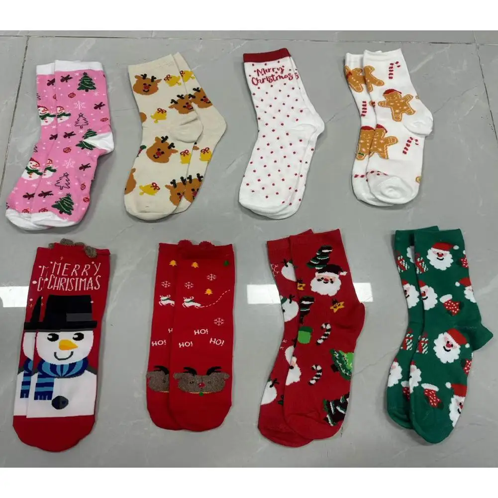 Christmas Sock Advent Calendar 2024 Christmas Advent Calendar With 24 Pairs Xmas Socks Xmas Countdown Calendar For Women Men - Image 4