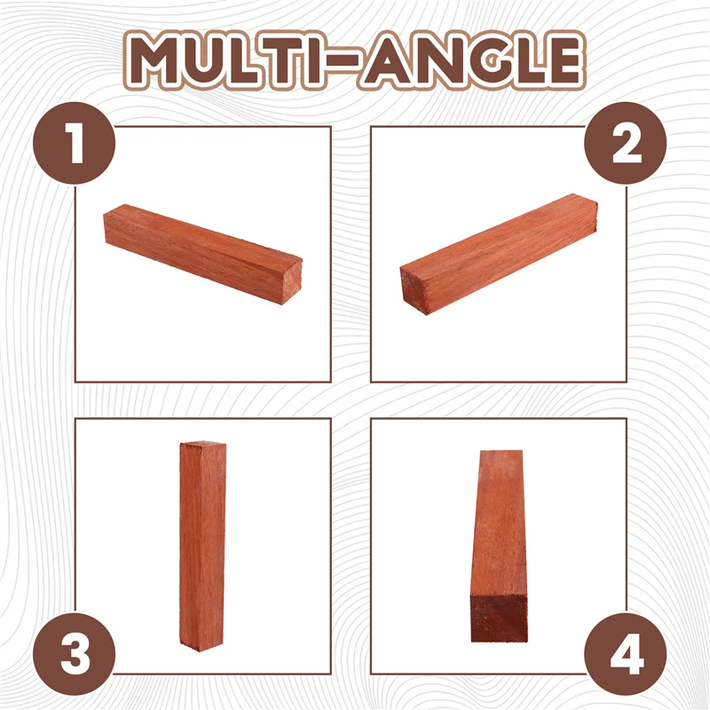 

7Mm Wood Pen Blanks For Woodturning Pen Turning Kit For Pen Making Supplies DIY Crafts